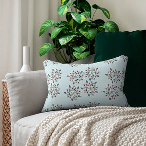 Floral Throw Pillow – Pink Flowers Lumbar - Dipaliz - Pillows