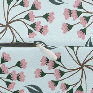 Floral Throw Pillow – Pink Flowers Lumbar - Dipaliz - Pillows