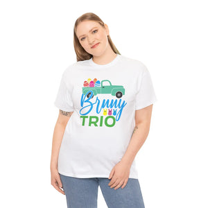 Unisex Deluxe t Shirt Bunny Trio Heavy Cotton Dipaliz - T-shirts