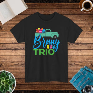 Unisex Deluxe t Shirt Bunny Trio Heavy Cotton Dipaliz - T-shirts