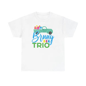 Unisex Deluxe t Shirt Bunny Trio Heavy Cotton Dipaliz - T-shirts