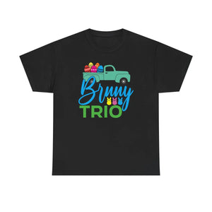 Unisex Deluxe t Shirt Bunny Trio Heavy Cotton Dipaliz - T-shirts