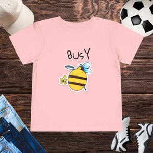 Soft Cotton Busy Bee Short Sleeve Tee - Toddler - Dipaliz - Baby & Clothing