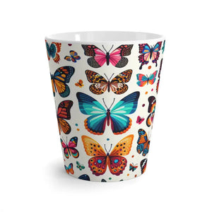 Butterfly Latte Mug - Enchanting Ceramic Coffee Cup - Dipaliz - 12oz - Mugs