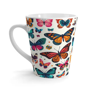 Butterfly Latte Mug - Enchanting Ceramic Coffee Cup - Dipaliz - 12oz - Mugs