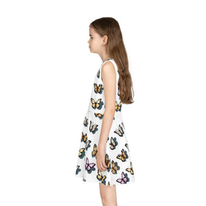 Girls’ Sleeveless Sundress – Cotton Summer Party - Dipaliz - Dresses - 2t
