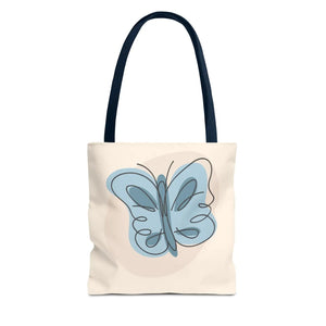 Vibrant Butterfly Print Tote Bag - Versatile Travel - Dipaliz - Bags