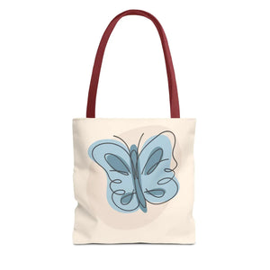 Vibrant Butterfly Print Tote Bag - Versatile Travel - Dipaliz - Bags