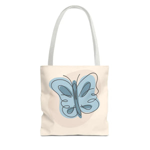 Vibrant Butterfly Print Tote Bag - Versatile Travel - Dipaliz - Bags
