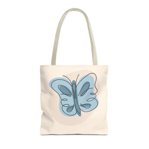 Vibrant Butterfly Print Tote Bag - Versatile Travel - Dipaliz - Bags