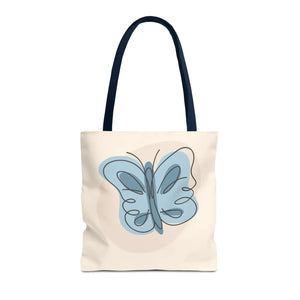 Vibrant Butterfly Print Tote Bag - Versatile Travel - Dipaliz - Bags