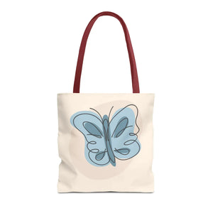 Vibrant Butterfly Print Tote Bag - Versatile Travel - Dipaliz - Bags