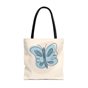 Vibrant Butterfly Print Tote Bag - Versatile Travel - Dipaliz - Bags