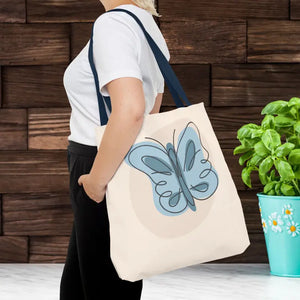 Print Tote Bag - Vibrant Fashion Statement - Dipaliz - 18’’ × / Navy - Bags