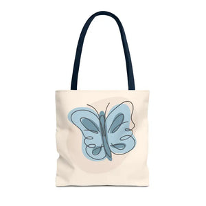 Print Tote Bag - Vibrant Fashion Statement - Dipaliz - 16’’ × / Navy - Bags