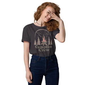 Eco-chic Campfire Crew Cotton t Shirt - Unisex Organic - Dipaliz - T-shirts