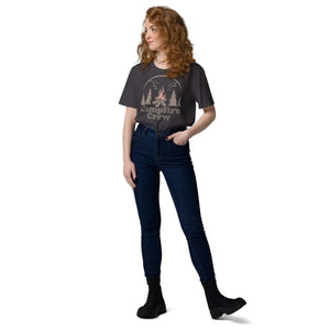Eco-chic Campfire Crew Cotton t Shirt - Unisex Organic - Dipaliz - T-shirts