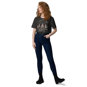 Eco-chic Campfire Crew Cotton t Shirt - Unisex Organic - Dipaliz - T-shirts