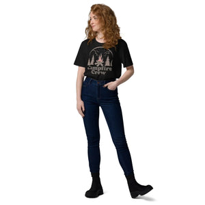 Eco-chic Campfire Crew Cotton t Shirt - Unisex Organic - Dipaliz - T-shirts