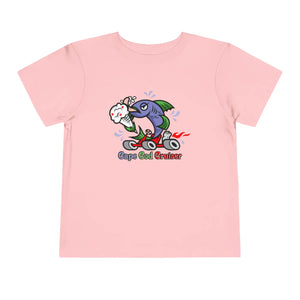 Toddler Short Sleeve Tee - Whale Cape Cod Cruiser - Dipaliz - T-shirts