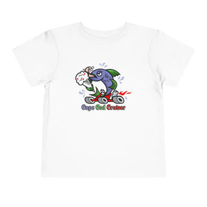 Toddler Short Sleeve Tee - Whale Cape Cod Cruiser - Dipaliz - T-shirts