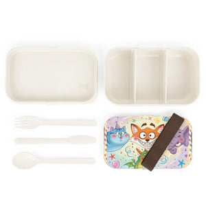 Dipaliz Cartoon Animal Bento Lunch Box Kids Party Design - Boxes & Totes