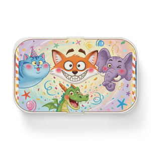 Dipaliz Cartoon Animal Bento Lunch Box Kids Party Design - Boxes & Totes