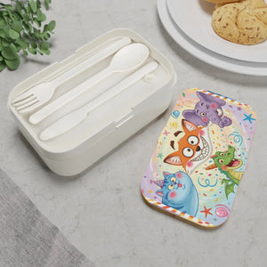 Dipaliz Cartoon Animal Bento Lunch Box Kids Party Design - Boxes & Totes