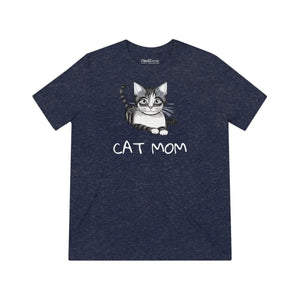 Soft Cat Mom Unisex Triblend Tee - Cotton Blend - Dipaliz - T-shirts