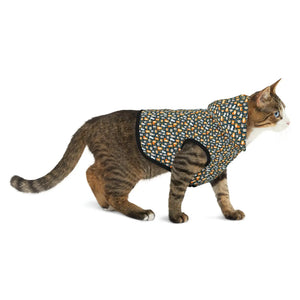 Trendy Cat Print Pattern Hoodie - Cozy Polyester - Dipaliz - Pet Hoodies