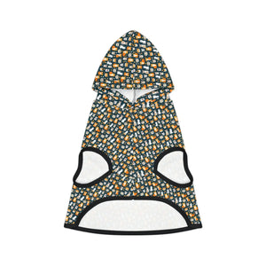 Trendy Cat Print Pattern Hoodie - Cozy Polyester - Dipaliz - Pet Hoodies