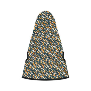 Trendy Cat Print Pattern Hoodie - Cozy Polyester - Dipaliz - Pet Hoodies