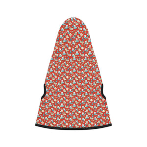 Stylish Cat Hoodie - Vibrant Print Pattern - Dipaliz - Pet Hoodies
