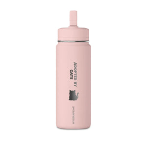 Dipaliz Cat Silhouette Water Bottle 20oz Minimalist Steel - Bottles