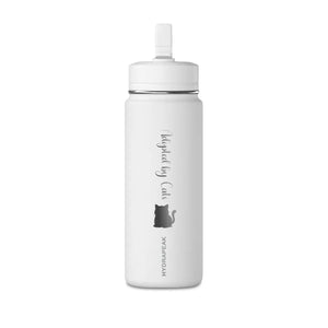 Dipaliz Cat Silhouette Water Bottle 20oz Minimalist Steel - Bottles