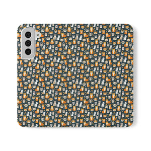 Faux Leather Samsung Galaxy S22 Flip Cases - Stand - Dipaliz - Mobile Phone