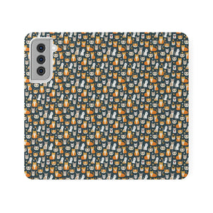 Faux Leather Samsung Galaxy S22 Flip Cases - Stand - Dipaliz - Mobile Phone