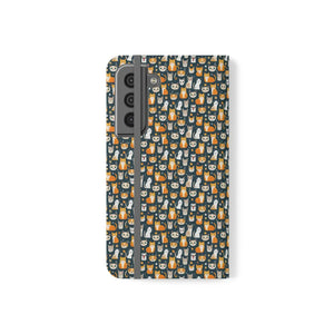 Faux Leather Samsung Galaxy S22 Flip Cases - Stand - Dipaliz - Mobile Phone