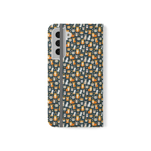 Faux Leather Samsung Galaxy S22 Flip Cases - Stand - Dipaliz - Mobile Phone