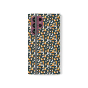 Faux Leather Samsung Galaxy S22 Flip Cases - Stand - Dipaliz - Mobile Phone