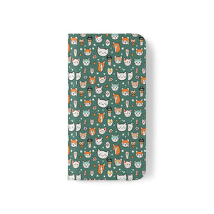 Cat Samsung Galaxy S22 Flip Case - Faux Leather - Dipaliz - Mobile Phone Cases