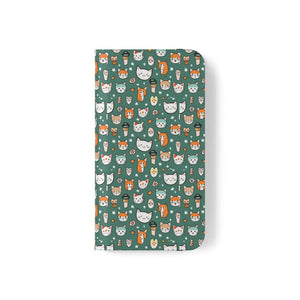Cat Samsung Galaxy S22 Flip Case - Faux Leather - Dipaliz - Mobile Phone Cases
