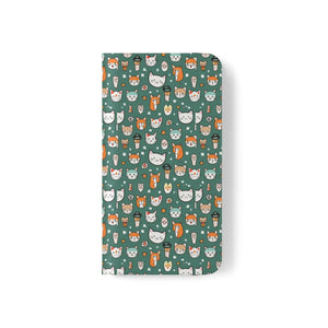 Cat Samsung Galaxy S22 Flip Case - Faux Leather - Dipaliz - Mobile Phone Cases