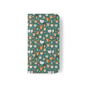 Cat Samsung Galaxy S22 Flip Case - Faux Leather - Dipaliz - Mobile Phone Cases