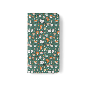 Cat Samsung Galaxy S22 Flip Case - Faux Leather - Dipaliz - Mobile Phone Cases