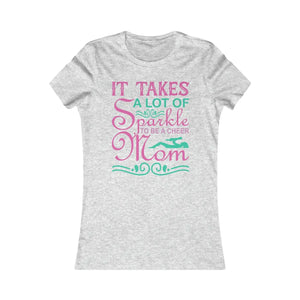 Sparkly Cheer Mom Favorite Tee - Game Day Style - Dipaliz - T-shirts