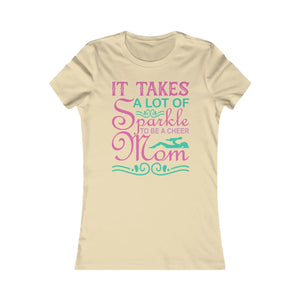 Sparkly Cheer Mom Favorite Tee - Game Day Style - Dipaliz - T-shirts