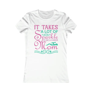 Sparkly Cheer Mom Favorite Tee - Game Day Style - Dipaliz - T-shirts