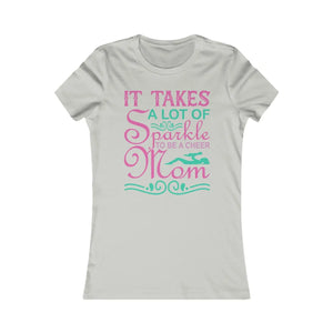 Sparkly Cheer Mom Favorite Tee - Game Day Style - Dipaliz - T-shirts