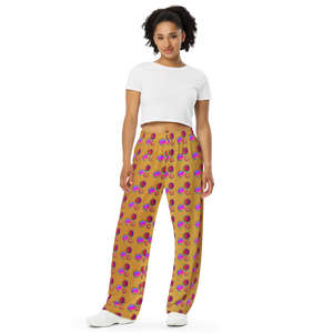 Chic Polka Dot Wide Leg Pants - Couture Comfort Style - Dipaliz